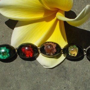 Multi color flower Bracelet